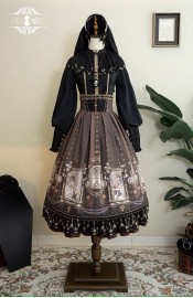 Miss Point Demon Hunting Notes Corset Skirt(Reservation/Full Payment Without Shipping)